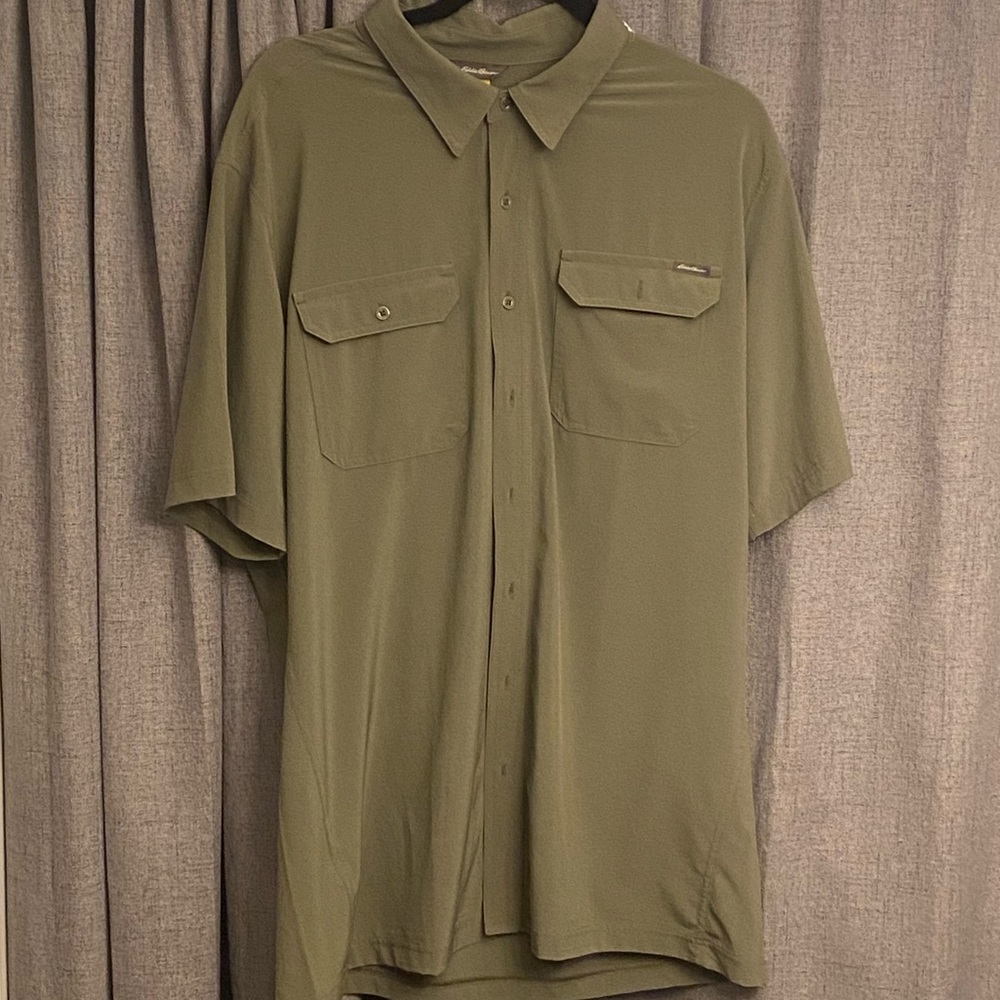 Eddie Bauer Mens Guide Pro Button Up Shirt XLT